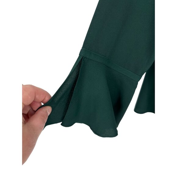 Logo by Lori Goldstein Long Sleeve Ruffle Cuffs Button Closure Blouse Size 18W - Picture 3 of 11